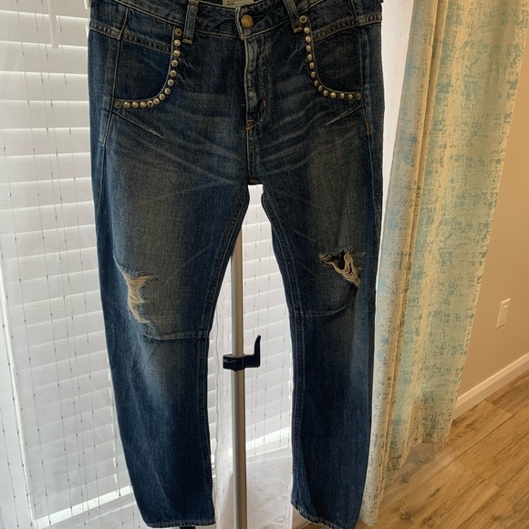 Ungrid distressed jeans, size 25 - Picture 3 of 5